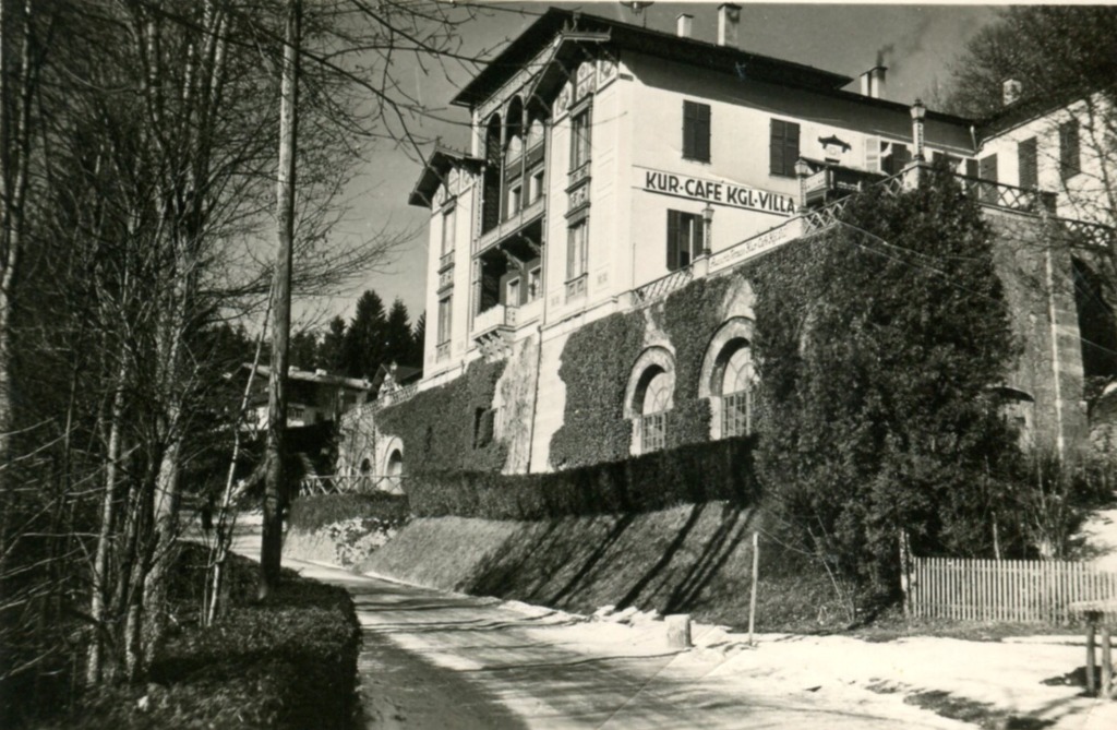 Historische Ansicht des Berghofs im Berchtesgadener Land